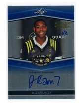 2013 Leaf US Army All American Jalen Ramsey Auto Blue Metal #ATA-JR1 Card 1 /2