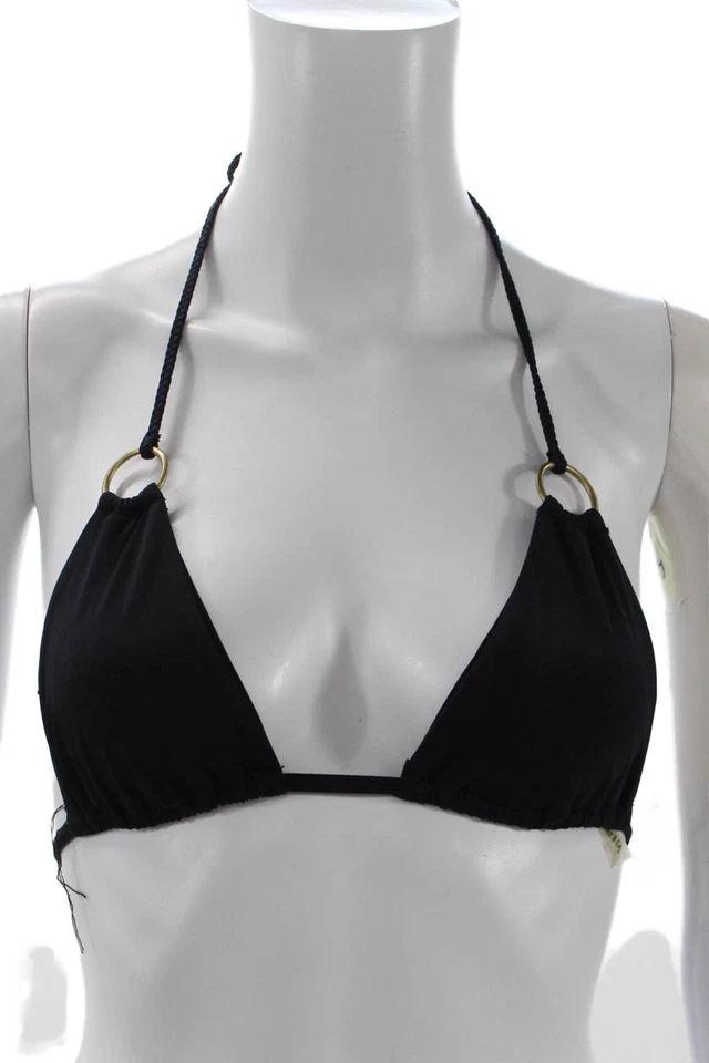 Conjunto de bikini de nailon negro Vitamin A para mujer talla S Foto 2 de 4