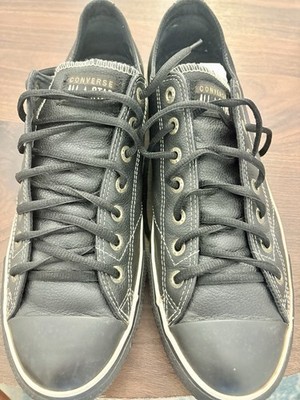Converse All Star Men's Low Top Black Solid Lace-Up Athletic Sneakers