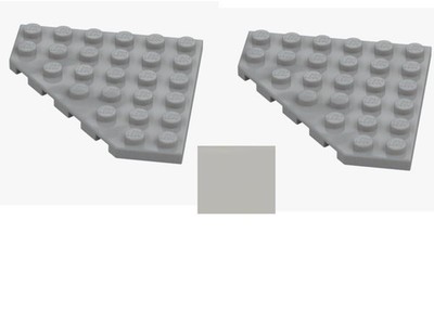 LEGO   2x plate 6x6x45° medium stone grey 4211520 / 6106 grey 6x6 Star Wars