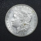 1881-S Morgan Silver Dollar Raw Uncertified 90% Silver