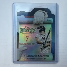 Topps 2025 Holiday Giancarlo Stanton Yankees Making the Nice List MNL-18