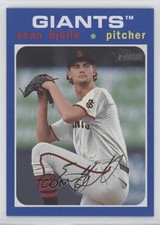 2020 Topps Heritage Minor League Edition Blue 63/99 Sean Hjelle #12 fm0