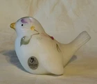 Fenton Swarovski crystals sparrow Dew Drops Satin signed by M. Nutter