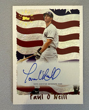 2025 Topps Archives Paul O'Neill New York Yankees #95CA-PO Auto Cyberstats
