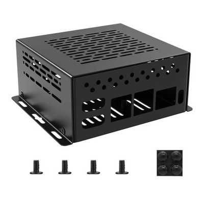 X1500C2 Metal Case For Raspberry Pi CM5 X1500/X1501 IO Carrier Board Supply