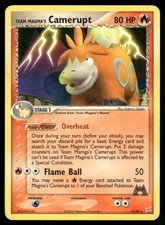 Team Magma's Camerupt 19/95 Rare Team Magma vs Team Aqua Pokemon Lightly Played