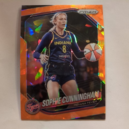 2025 Panini Prizm WNBA - Sophie Cunningham #63 Orange Ice Prizm Indian Fever