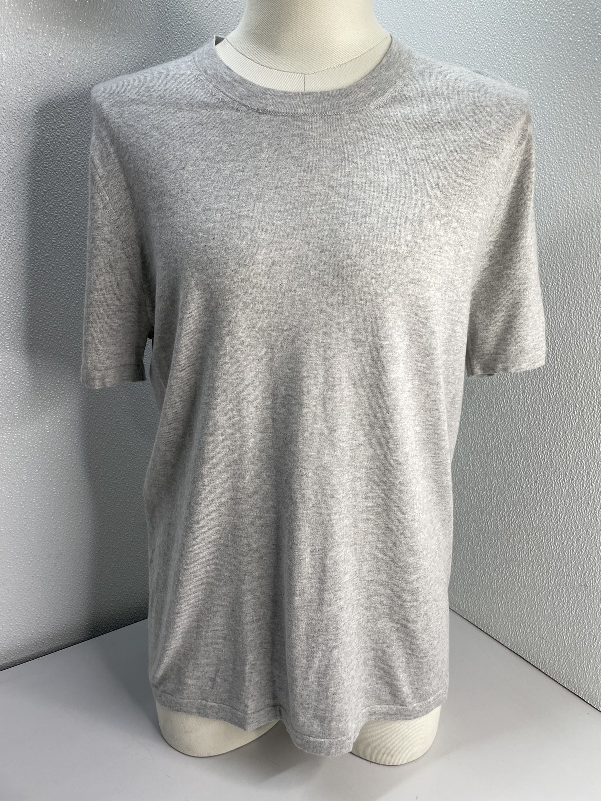 Rails Men TShirt Heather Grey Size M Mason Cotton Cashmere Short Sleeve Crewneck