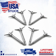 8pcs Valve Cover T-bar Wing Bolts 14-20 5 Hold Down For Chevy Sbc Bbc V8