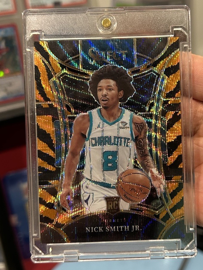 2023-24 Panini Select - Mezzanine Level Nick Smith Jr. #310 Tiger Stripes Prizm