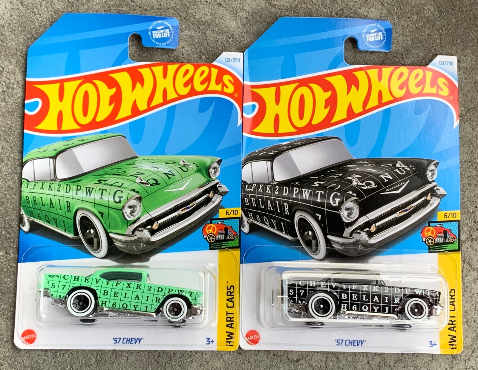 2024 Hot Wheels 57 Chevy Mattel Games  Lot Of 2