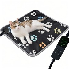 Pet Heating Pad For Cats Dogs Waterproof AntiBite Electric Warming Bed Mat