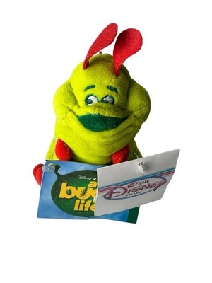 Vintage Disney Store A Bug's Life Heimlich Bean Bag Plush W/ Tags 9inch