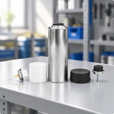 Druckdose, 260 Ml, Metalllack, Leer. Kompaktdose F&uuml;r Ausbesserungsarbeiten Am