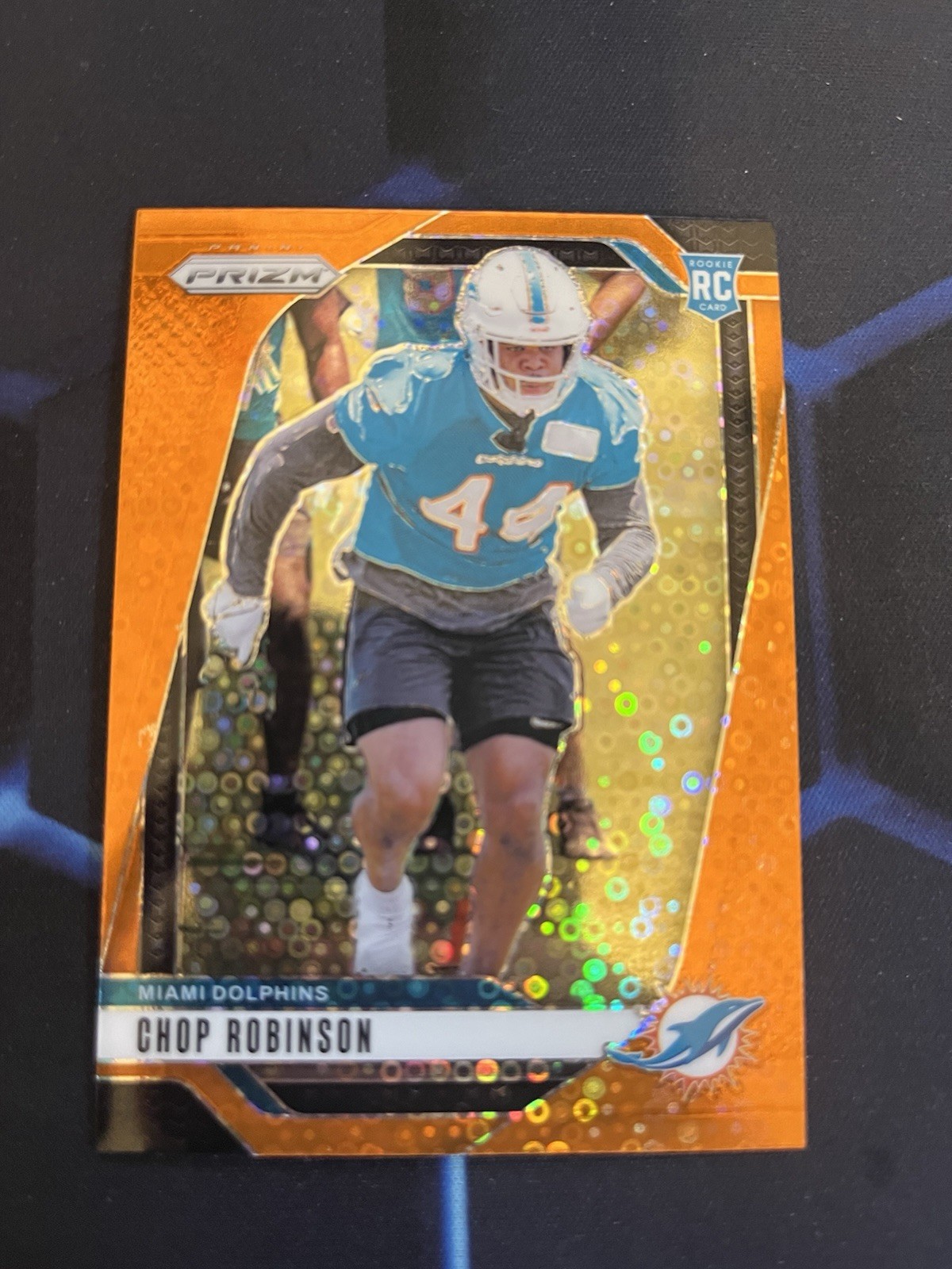 2024 Panini Prizm Rookies Chop Robinson #319 Orange Disco