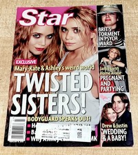 the olsen twins spears Timberlake  barrymore rare star magazine 2/18/08 