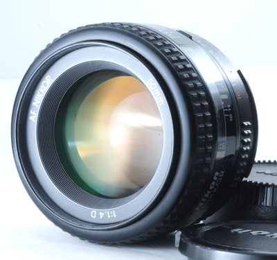 US Duty Paid Nikon AF Nikkor 50mm f/1.4 D Standard Prime Lens Excellent Japan