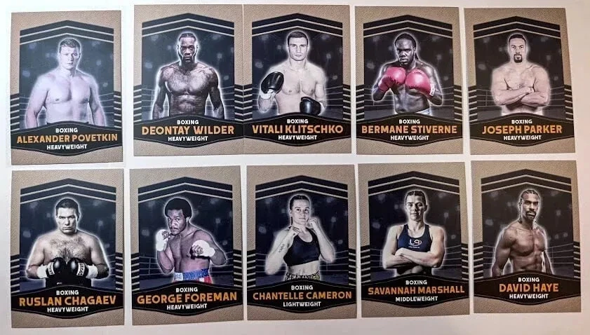 ALL WOMEN BOXING CHAMPIONS 2025 Cards Set PRICE FOR 1x CARD - Image 4 of 4