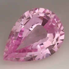 Flawless Natural Certified MONTANA Pink Sapphire 6x9 MM Pear Cut Loose Gemstone