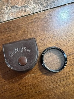 GENUINE ROLLEI ROLLEIFLEX SOFT FOCUS -1 PUSH ON FILTER & CASE DUTO BAY 1 28.5mm