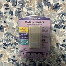 Lutron MOTION SENSOR FAN CONTROL Single-Pole & 3-Way MS-OPS5MH-LA - NEW