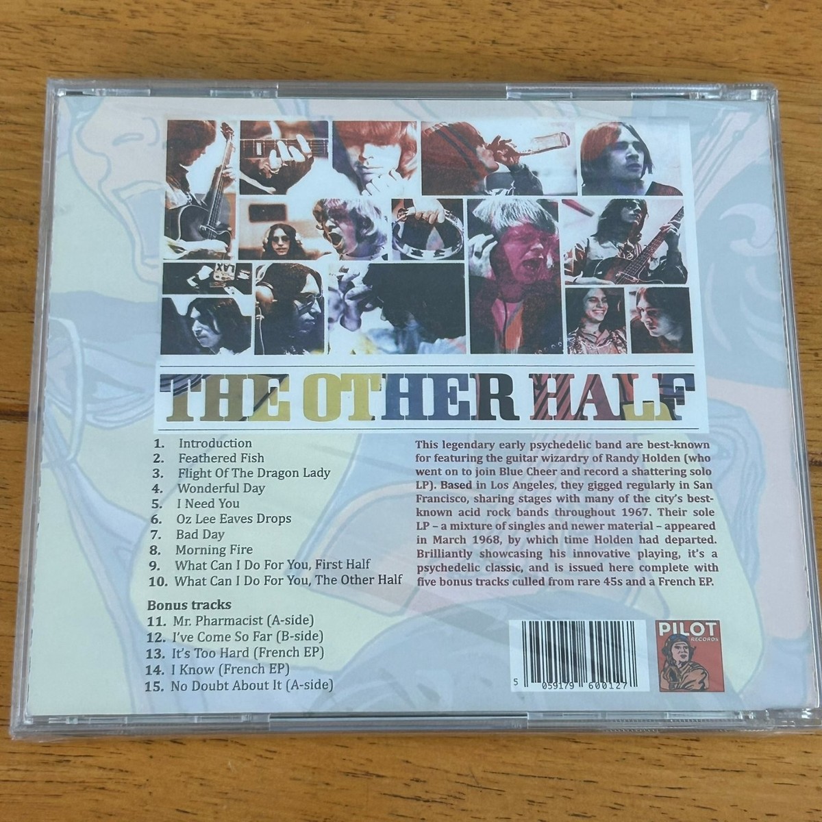 The Other Half CD 1968 Psychedelic Rock Pilot Records New Sealed