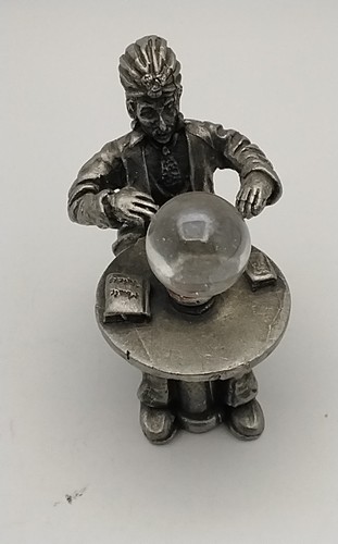 *RARE* Vintage Wizard of Oz Comstock Pewter Figurine - Professor Marvel