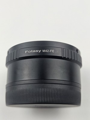 Fotasy M42 to Sony FE Mount Lens Adapter M42-FE for Sony Alpha NEX A7 A7II A7R