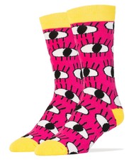 UPC 642415000079 product image for OOOH YEAH! Men's Novelty Crew Socks, MD5011C - Eye See You | upcitemdb.com