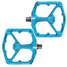 Crank Brothers Stamp 7 Pedals Large Aluminum Electric Blue