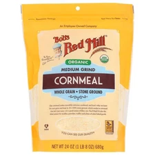 Bob's Red Mill Organic Medium Grind Cornmeal 24 oz Pkg