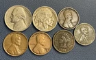 1909 Wheat Cent + 1902 Indian Cent + Buffalo/Jefferson Nickel + Mixed Wheat Cent