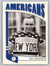 2004-05 In The Game Franchises US East Roy Worters New York Americans #367 HOF