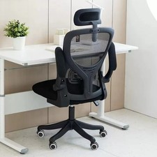 Mesh Office Chair Swivel Gas Lift Height Adjust Ergonomic Computer Desk Chair UK