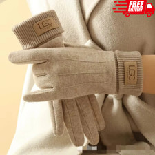 Winter Cashmere Gloves for Women Warm Touch Screen Gloves Cold Protection Full