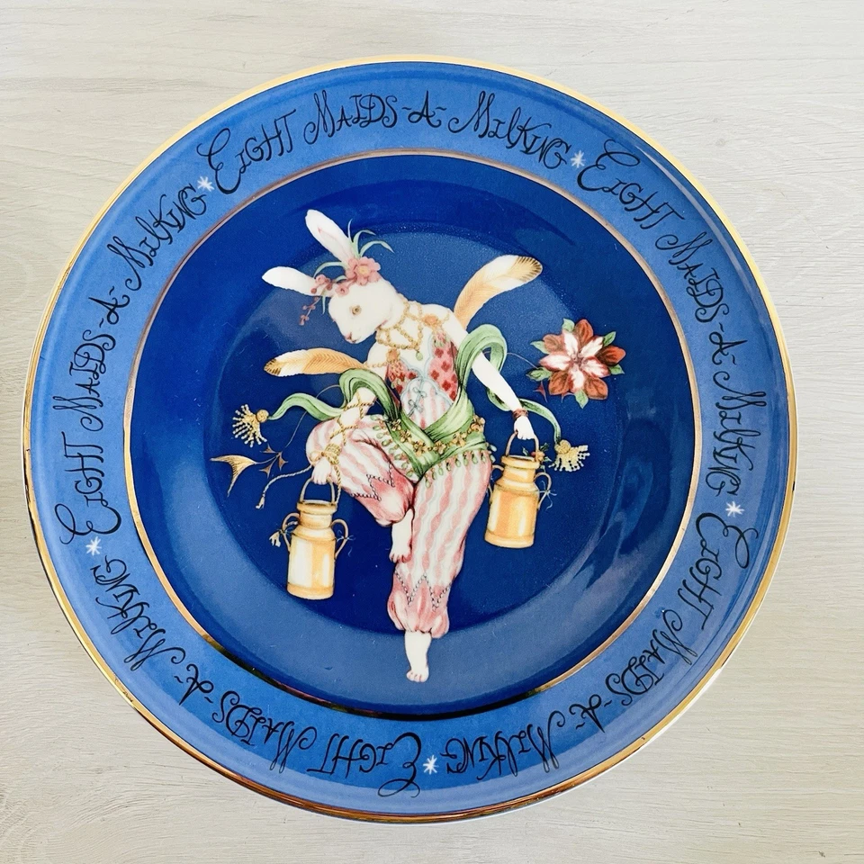 Anthropologie Phannapast Taychamaythakooll 12 días de platos de Navidad #8 y 9 Foto 2 de 4