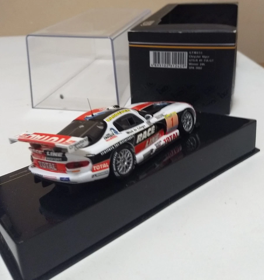 IXO 1/43 GTM058 CHRYSLER VIPER GTS-R #1 Winner 24H SPA 2002 VOSSE-BOUCHUT-TERRIE - Immagine 3 di 4