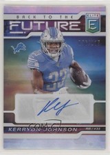 2020 Donruss Elite Back to the Future Signatures /115 Kerryon Johnson Auto 0hn9