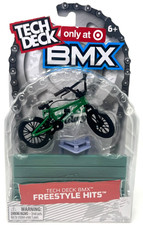 Tech Deck BMX Green Bike Sunday New In Packaging Tech Deck BMX Freestyle Hits