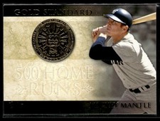 2012 Topps #GS-24 Mickey Mantle Gold Standard Yankees Baseball Card 3102E