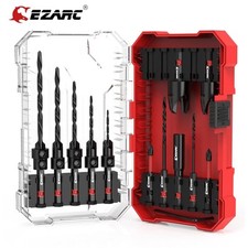 EZARC Countersink Drill Bits Set 15Pcs Tapered Drill Bits StorageBox 80331010