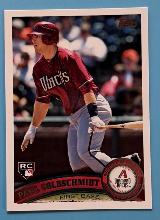 2011 Paul Goldschmidt Topps Update #US47 Rookie RC  NRMT-MT *shoeboxcards* 02