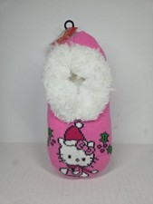 Hello Kitty Christmas Winter Sanrio Fuzzy slipper socks