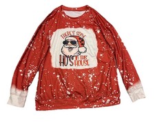 Festive Red Santa Christmas Sweatshirt