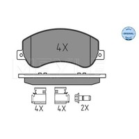 Meyle BremsbeläGe Bremsbelegsatz Vorne System Bosch FüR VW Amarok