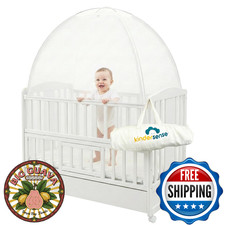 KinderSense  - Baby Safety Crib Tent - Premium Toddler Crib Topper to Keep Baby