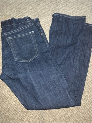 Williamsburg Garment Men s Dark Blue Jeans Size 33x32 American Made