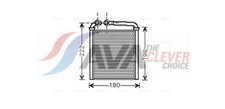 Für AVA VNA6256 AIR HEATER VW SCIROCCO (2009) 2.0 TDI/TDI BLUEMOTION
