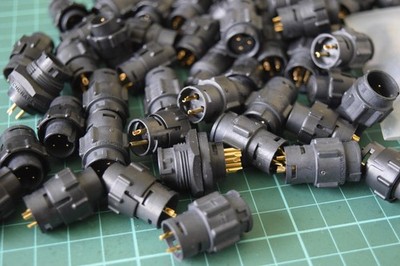 Restposten Switchcraft EN3 IP68 Elektronik Stecker Stecker Buchse Panel Stecker Buchse
